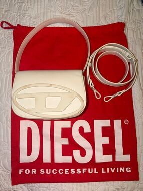 Diesel 1DR shoulder bag in matte leather